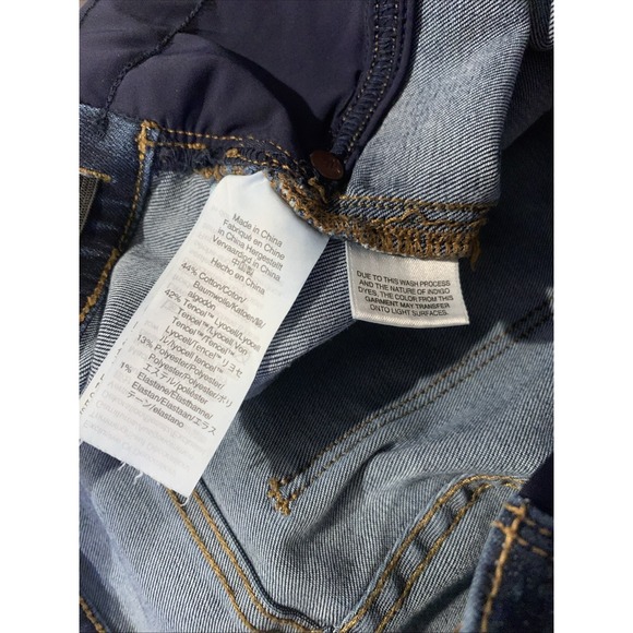 Madewell‎ Maternity Skinny Jeans Womens 30 Blue Low Rise Stretch Dark Wash - Picture 8 of 9